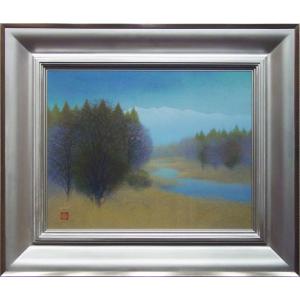 浜田三郎 『塔のある風景』 掛軸（尺八横） : 内田画廊 - 通販