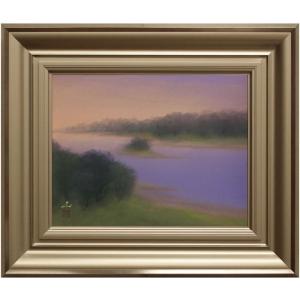 嶋谷自然、【春のおとずれ】、希少な大判額装用画集より、美品、日本人画家 嶋谷自然、【春のおとずれ】、希少な大判額装用画集より、美品、日本人