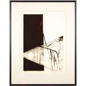 岡本太郎 「 呼ぶ 」肉筆サイン入り シルクスクリーン 版画 版画 絵画