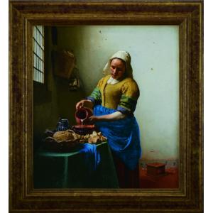 上村松園 「 御ひな之図 」 彩美版 額装 版画 日本画 絵画 おひなさま