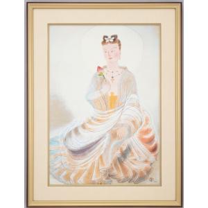 小倉遊亀　椿など　木版画 小倉遊亀「椿など」木版画 :: 絵画買取・販売 - シバヤマ