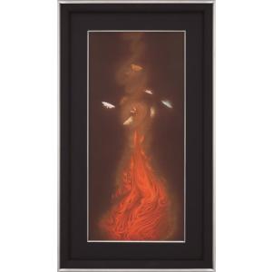 中村岳陵 「 八仙花 」 彩美版 複製画 額装 絵画 日本画 掛け軸 額