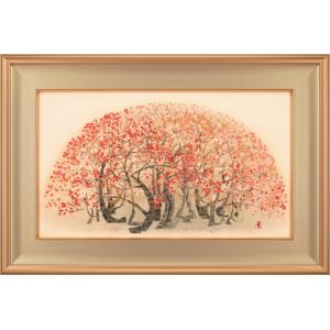 前田青邨 「 みやまの四季 」特別版 彩美版 シルクスクリーン併用 一部本金泥使用 額装      ...