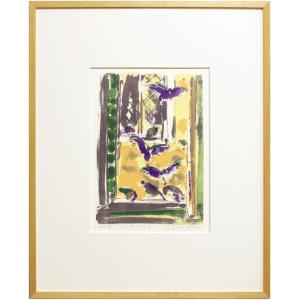 野田弘志 「 薔薇 」 銅版画 版画 日本画 絵画 バラ 花 モダン 写実