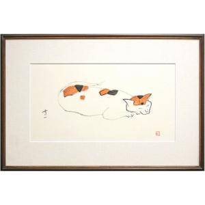 大藪雅孝 『金魚』 オリジナルリトグラフ 絵画 日本画作家 送料 大藪雅孝 『金魚』 オリジナルリトグラフ 絵画 日本画作家 送料