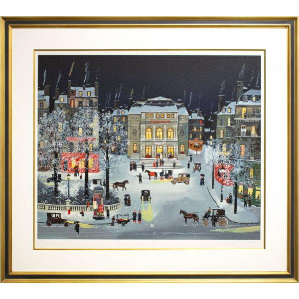 ミッシェル・ドラクロワ 「 コミックオペラ 」 リトグラフ 版画   絵画 外国の風景 フランス パ...