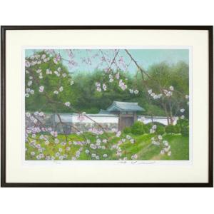 山家久幸 『桜田門』(皇居の四季より:夏) セリグラフ版画 版画 山家久幸 『桜田門』(皇居の四季より:夏) セリグラフ版画 版画