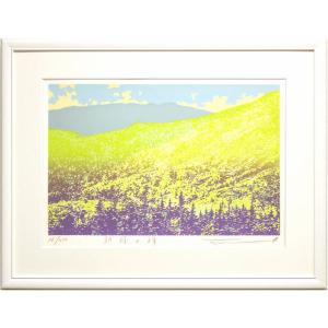 山下 清「 グラバー邸 」 リトグラフ 版画 貼り絵 絵画 裸の大将