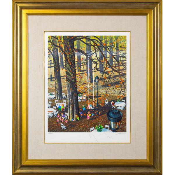 ヒロ・ヤマガタ 山形博導  「 スウイング SWING 」  オリジナル リトグラフ 版画　版画 絵...