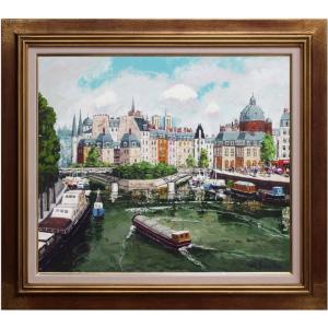 酒井健吉 「 マルセイユ 」(2) 油絵 油彩画 F20 ( 20号 ) 絵画 酒井健吉 「 マルセイユ 」(2) 油絵 油彩画 F20 ( 20号 ) 絵画