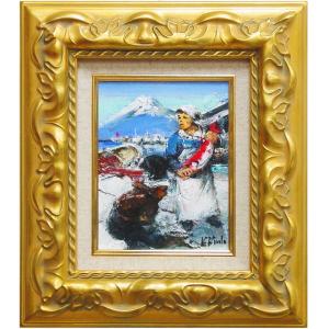 藤井 勉「 旅 」 油絵 ・ 油彩画 F3 ( 3号 ) 絵画 洋画 肉筆 藤井 勉「 旅 」 油絵 ・ 油彩画 F3 ( 3号 ) 絵画 洋画 肉筆