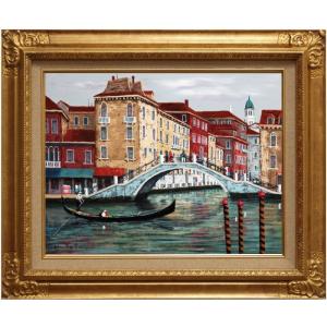 斉藤 要 「 アムステルダム 」 油絵 ・ 油彩画 F6 (6号) 絵画