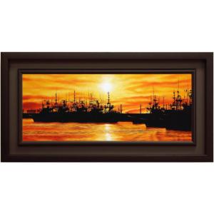 里中 游 「 虹と大地 」 油絵 ・ 油彩画 WF3 絵画 洋画 肉筆 手描き