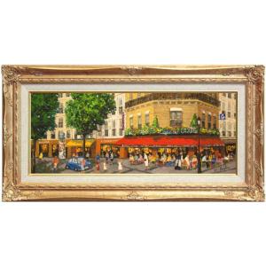 斉藤 要 「 パリの街角 」 油絵 油彩 F6 ( 6号 ) 絵画 洋画 斉藤 要 「 パリの街角 」 油絵 油彩 F6 ( 6号 ) 絵画 洋画