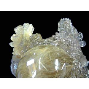 ルチル水晶 龍彫刻の詳細画像1