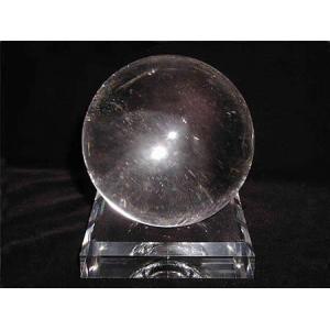 最高級品鑑別証付き水晶丸玉95mmの商品画像