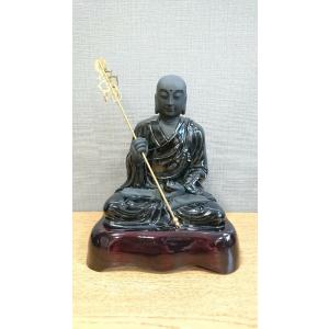 チベットモリオン水晶　仏像彫刻品