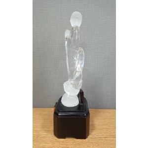 最高グレード水晶 仏像彫刻品 ブラジル産の詳細画像1