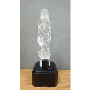 最高グレード水晶 仏像彫刻品 ブラジル産の詳細画像2