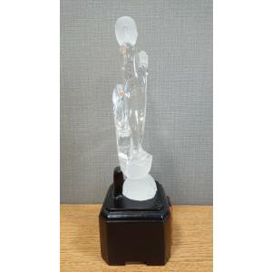 最高グレード水晶 仏像彫刻品 ブラジル産の詳細画像3