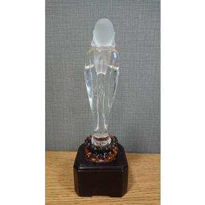 最高グレード水晶 仏像彫刻品 ブラジル産の詳細画像2