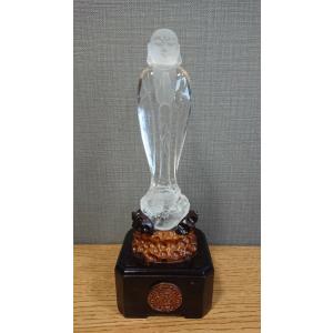 最高グレード水晶　仏像彫刻品　ブラジル産