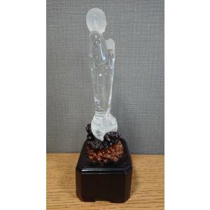 最高グレード水晶 仏像彫刻品 ブラジル産の詳細画像3