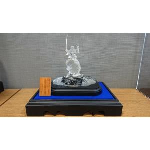 水晶　恵比寿像彫刻品　最高級品グレード