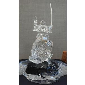 水晶 恵比寿像彫刻品 最高級品グレードの詳細画像2