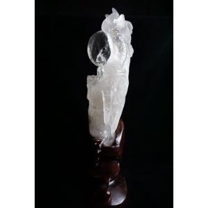 最高グレード水晶 龍 彫刻品の詳細画像1