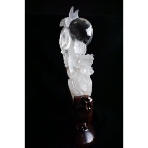 最高グレード水晶 龍 彫刻品の詳細画像3