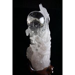 最高グレード水晶 龍 彫刻品の詳細画像4