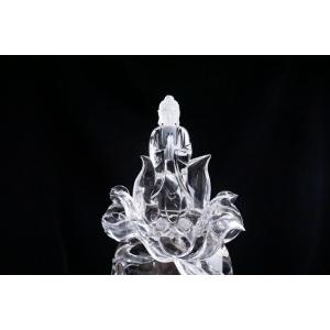 最高グレード水晶 観音 彫刻品の詳細画像5