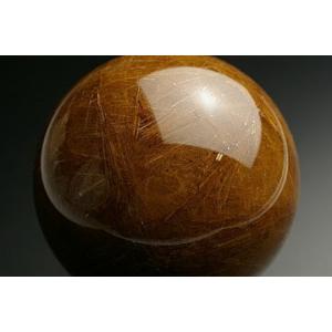 64mmブラウンレッドルチル丸玉の詳細画像2