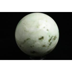 超レア品90mm特大糸魚川翡翠丸玉の詳細画像1