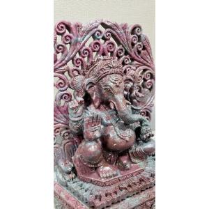 最高級 カイヤナイトルビー彫刻品 ガネーシャ像の詳細画像5