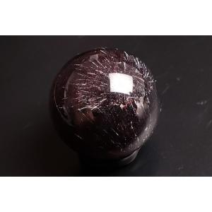 22mm30Aグレード最高級品エスピリットサント産エレスチャルスーパーセブン丸玉 シャイニングカラー