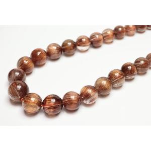 キャッツアイレッドルチルネックレス　ファイナルグレード++++