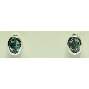 0.47ct宝石質アレキサンドライトピアス p...の詳細画像2