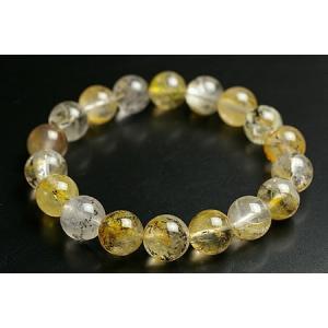 20Aグレード12mmデンドライトインクォーツブレスレット　ブラジル産