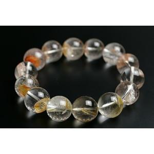 15mm貫入水晶ブレスレットプレミアムグレード（クォーツインクォーツ）ブラジル産