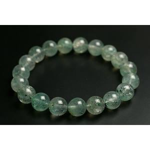 10.5mm20Aクリソコーラインクォーツブレスレット　タンザニア産