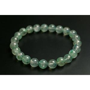 8.5mm20Aクリソコーラインクォーツブレスレット　タンザニア産