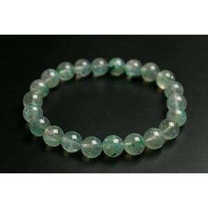 8mm20Aクリソコーラインクォーツブレスレット　タンザニア産