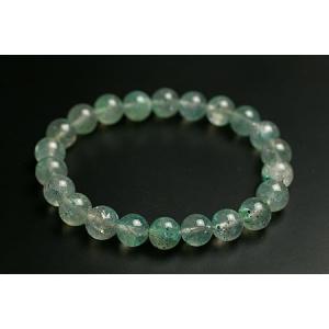 8mm20Aクリソコーラインクォーツブレスレッ...の詳細画像1