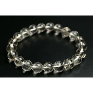 超レア品!9mmマダガスカル産水入り水晶ブレス...の詳細画像1