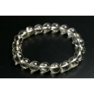 超レア品!9mmマダガスカル産水入り水晶ブレス...の詳細画像1