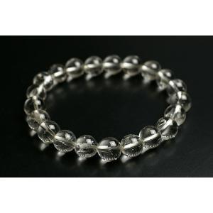 超レア品！9.5mmマダガスカル産水入り水晶ブレスレット　鑑別書付き！