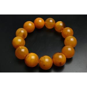 16mmハニーアンバー(蜜蝋琥珀)ブレスレット ...の商品画像