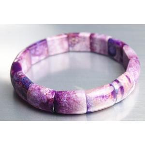 ピンクスギライトバングルブレスレット ファイナ...の詳細画像1